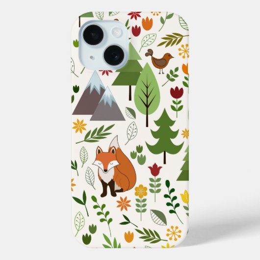 Scandinavische stijlillustraties op Crm Lg Pattern Case-Mate iPhone Case (Achterkant)
