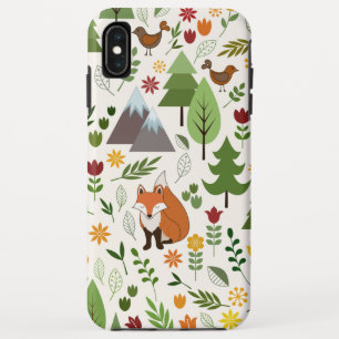 Scandinavische stijlillustraties op Crm Lg Pattern iPhone XS Max Hoesje