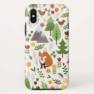 Scandinavische stijlillustraties op Crm Lg Pattern iPhone X Hoesje