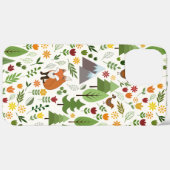 Scandinavische stijlillustraties op het Cream Patt Case-Mate iPhone Case (Achterkant (horizontaal))