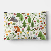 Scandinavische stijlillustraties op het Cream Patt Etui (Achterkant)