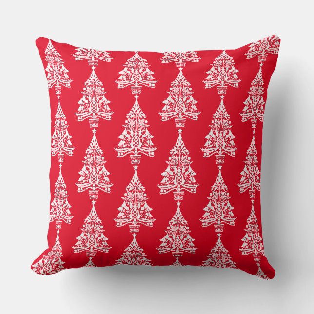 Scandinavische traditionele kerstdecoraties kussen (Voorkant)