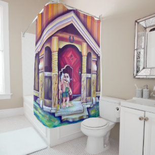 Scandinavische troll - Equinus Douchegordijn