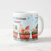 Scandinavische vakantie decor & geschenken extra grote beker (Voorkant rechts)