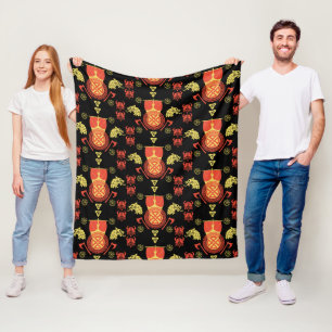 Scandinavische Viking Noormannen Home Decor Fleece Deken