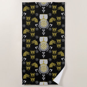 Scandinavische Viking Noormannen Home Decor Strandlaken