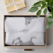 Scandinavische vintage skelet tissuepapier (Geschenk)