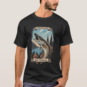 Scandinavische Visserij - Viking Knoopwerk Snoek T-shirt