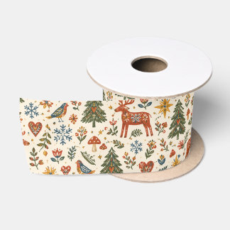 Scandinavische volks kunst Kerst charme Lint