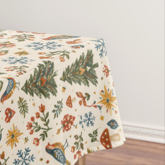Scandinavische volks kunst Kerst charme Tafelkleed