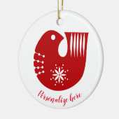 Scandinavische volkshaai keramisch ornament (Links)