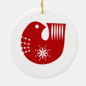 Scandinavische volkshaai keramisch ornament (Achterkant)