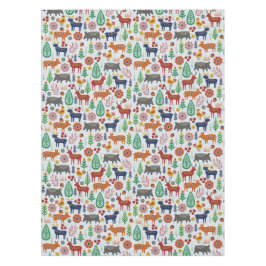 Scandinavische volkskunst Nordic Boho Modern Patte Tafelkleed