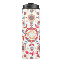 Scandinavische volkskunst Velkommen tafelloper