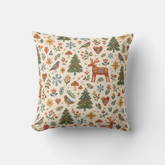 Scandinavische volskunst Kerstcharme Kussen