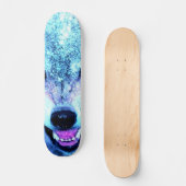 Scandinavische wolf skateboard (Voorkant)