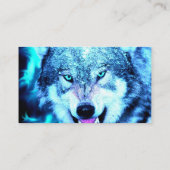 Scandinavische wolf visitekaartje (Achterkant)