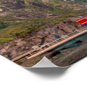 Scania 141 på vej til Honningsvåg, Norge Poster (Hoek)