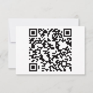 Scannable QR Bar Code