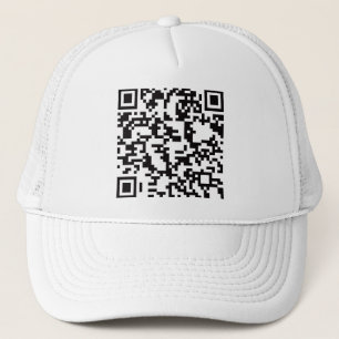 Scannable QR Bar Code Trucker Pet