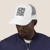 Scannable QR Bar Code Trucker Pet (In situ)