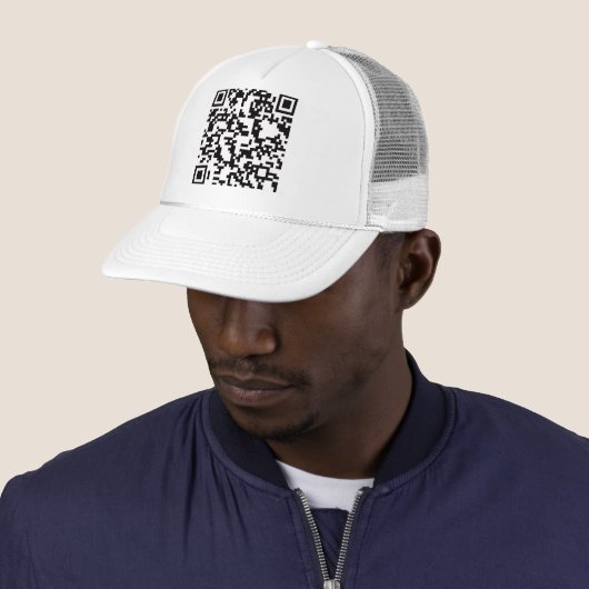 Scannable QR Bar Code Trucker Pet (In situ)