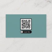 Scannable QR Code Cartes de visite promotionnels (Dos)