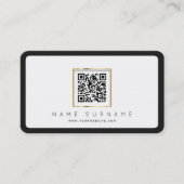 Scannable QR code professional of personal or Visitekaartje (Voorkant)