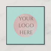 Scannable QR-code Social Media visitekaartjes (Achterkant)