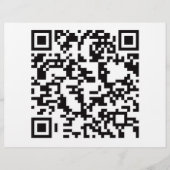Scannbare QR-barcode Flyer (Voorkant)