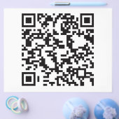 Scannbare QR-barcode Flyer (Enkel)
