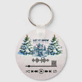Scannen naar , "Let it Snow"-Sleutelhanger Sleutelhanger