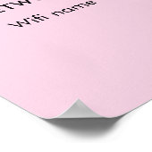 Scannen naar verbinding met WiFi-netwerk QR-code W Poster (Hoek)