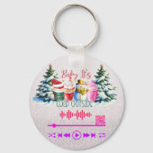 Scannen naar video, "Cold Outside"-Sleutelhanger Sleutelhanger (Achterkant)