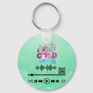 Scannen naar video, koud buiten sleutelhanger