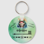 Scannen naar video, "Red Nose" Sleutelhanger (Achterkant)