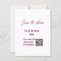 Scannen om ons label te delen op sociale media QR-