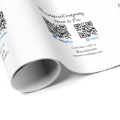 Scannen om q of code paypal venmo te betalen Voeg Cadeaupapier (Rol Hoek)