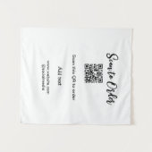 Scannen om QR-code te scannen Website-e-mail toevo Wandkleed (Voorkant (horizontaal))