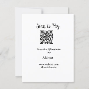 Scannen om te betalen Scannen QR-code toevoegen we Briefkaart