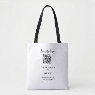 Scannen om te betalen Scannen QR-code toevoegen we Draagtas