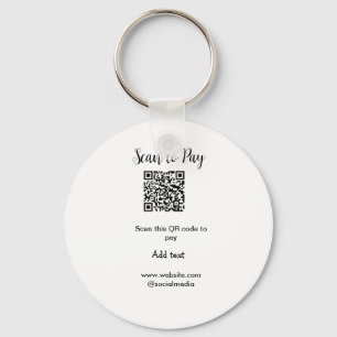 Scannen om te betalen Scannen QR-code toevoegen we Sleutelhanger