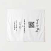 Scannen om te betalen Scannen QR-code toevoegen we Wandkleed (Voorkant (horizontaal))