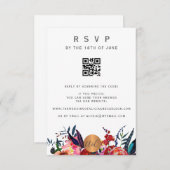 Scannen van QR CODE Flatorelegante uitnodiging RSV (Voorkant / Achterkant)