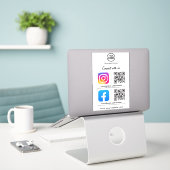 Scanner De Code QR Pour Se Connecter Sur Sticker D (Ordinateur portable sur le bureau)