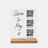 Scanner le code QR pour payer pour le paiement num (Recto)