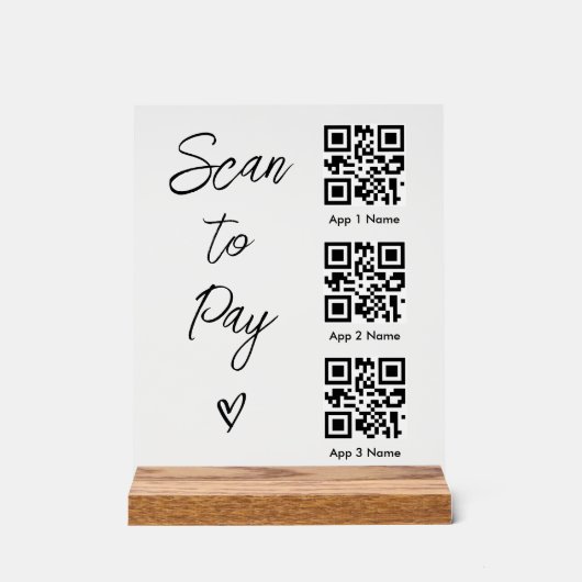 Scanner le code QR pour payer pour le paiement num (Recto)