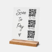 Scanner le code QR pour payer pour le paiement num (Angle)