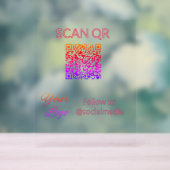 Scanner pour afficher le menu restaurant hôtel QR (Neutre)