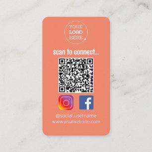 Scanner pour connecter la carte de visite